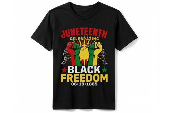 A Bold Juneteenth SVG for T-Shirt Designs and Graphics