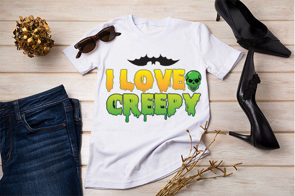 A Graphic Designer's Review of the I Love Creepy T-Shirt Design for Crafts