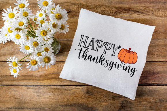A Thanksgiving T-Shirt Graphic for Crafts and Marketing