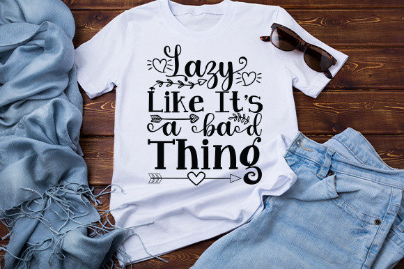Crafting Modern Graphics: The Lazy Like T-Shirt Design