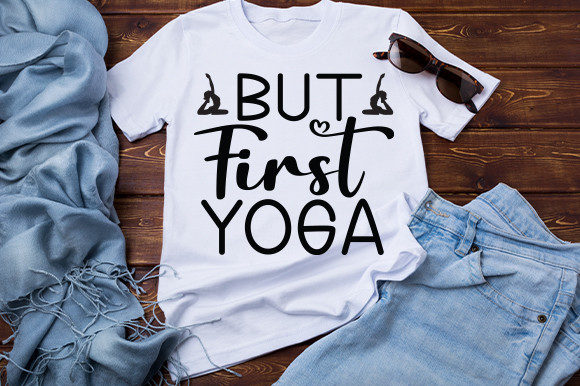 Crafting Visuals: The But First Yoga Graphics for Creative Publishers