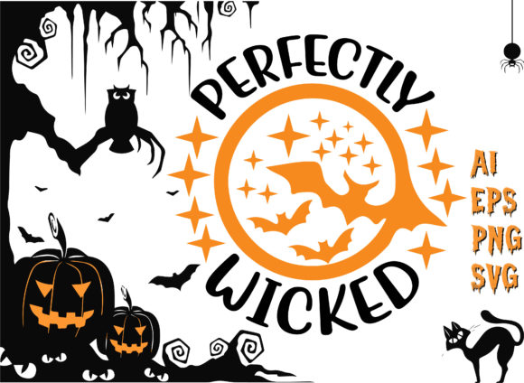 Graphic Design Asset Review: Perfectly Wicked Halloween T-Shirt for Crafts