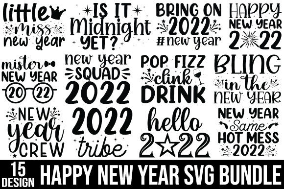 Reviewing a New Year SVG Bundle for Crafts & Graphics