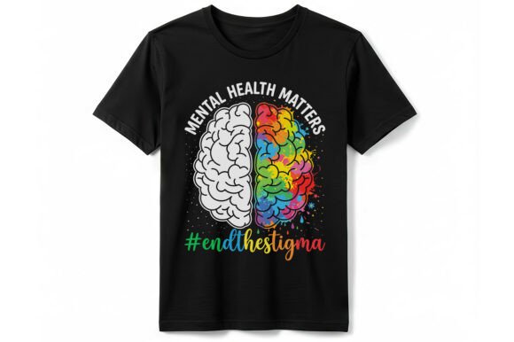 Reviewing the Mental Health Matters T-shirt Design Asset